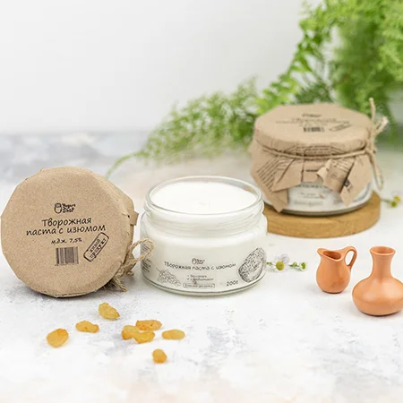 Творожная паста с изюмом
